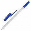 Фотографии продукта Ручка шариковая "Школьная" белый корпус, синяя