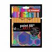 Фотографии продукта Ручка-линер STABILO Point 88, набор 18 цветов (картонная коробка)