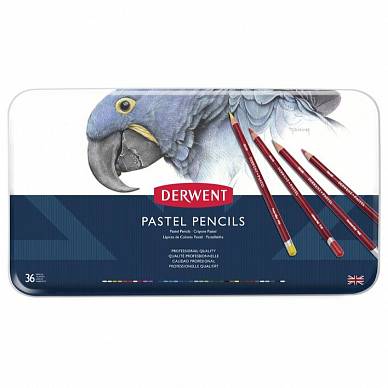 Набор пастельных карандашей Pastel Pencils, "Derwent" (36 цветов в металлической упаковке)