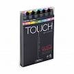 Фотографии продукта Набор маркеров Touch TWIN 6 цветов (пастельные тона)