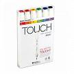 Фотографии продукта Набор маркеров Touch BRUSH 6 цветов (основные цвета)