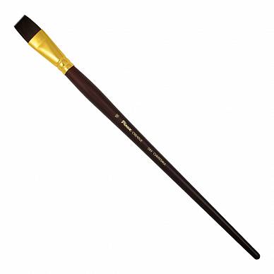 Кисть синтетика  жесткая плоская  №16 (18 мм) длинная ручка "Pinax Creative"