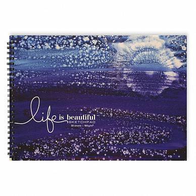 Альбом для рисования "Фиолетовые сны", спираль, А4, 30 листов, 160г/м2