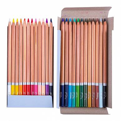 Набор акварельных карандашей "Белые ночи" (24 цвета, картонная коробка)