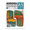 Фотографии продукта Блок (склейка по 4-м сторонам) Aurora для акрила, A5, 290г/м2, 20 листов