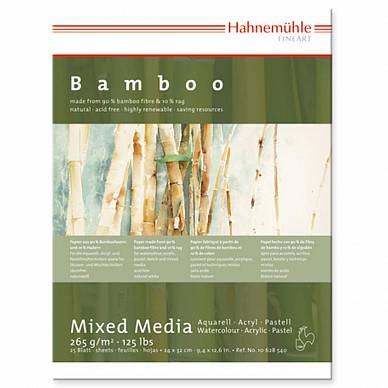 Планшет для смешанных техник Bamboo Hahnemuhle, 24х32см, 25 листов, 265 г/м2