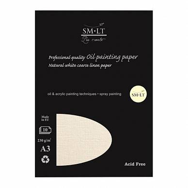 Альбом SMLT PRO CREATE OIL PAINTING PAD для масла (A3, 10л, 230г/м, склейка 3 стороны)