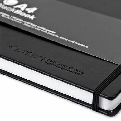 Альбом для зарисовок MTN BlackBook A4, 200 страниц, 110 г/м2