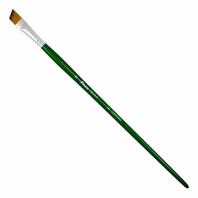 Кисть синтетика  плоская скошенная №8 (11,3 мм) длинная ручка "Pinax CREATIVE"