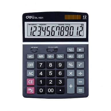 Калькулятор настольный DELI 1631, 12 разрядов
