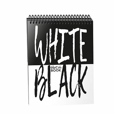 Скетчбук White Black (черные и белые листы)