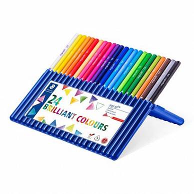Набор цветных карандашей STAEDTLER (24 цвета в пластиковом пенале)
