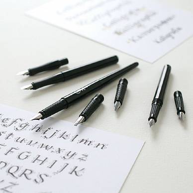Перо с насадкой для перьевой ручки типа Standard 3B (2,2мм), в блистере, Manuscript