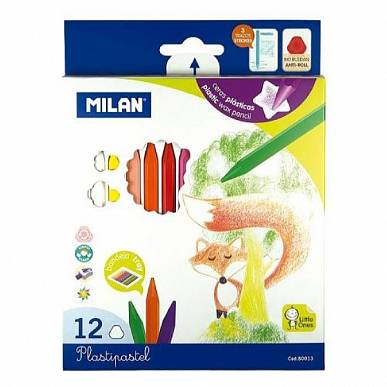 Набор карандашей "Plastipastel MILAN" (12 цветов)