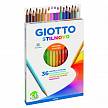 Фотографии продукта Набор цветных шестигранных карандашей "Giotto Stilnovo" (36 цветов)