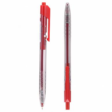 Ручка шариковая автоматическая DELI Arrow2 0,7мм, красная Q01940