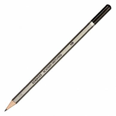 Набор чернографитных карандашей Academy Sketching Tin (металический пенал, 6 штук, 3B-2H), "Derwent"