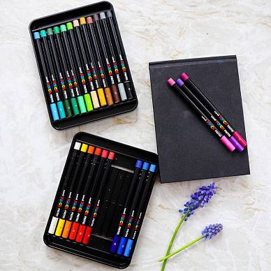 Набор пастелей Mitsubishi Pencil POSCA (24 цвета)