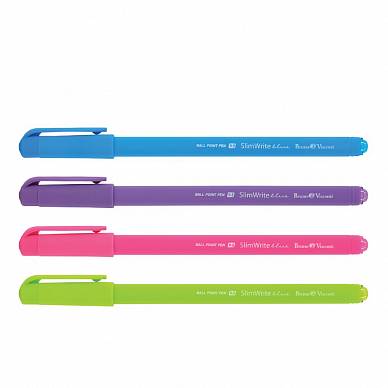Ручка BrunoVisconti "SlimWrite. Special" шариковая 0.5 мм, 4 цвета корпуса (цвет чернил: синий)