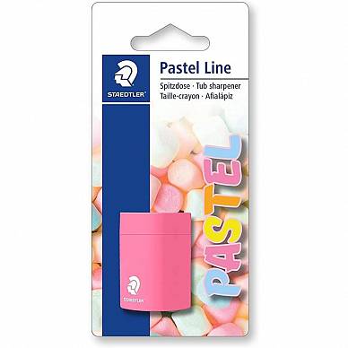 Точилка с контейнером STAEDTLER Pastel 511 05 (пластик, цвета в ассортименте, в блисте )