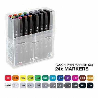 Набор маркеров Touch TWIN 24 цвета