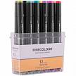 Фотографии продукта Набор маркеров Finecolour Brush Mini Marker, 12 штук (основные цвета)