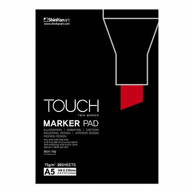 Альбом для рисования Touch Marker Pad A4, 20 листов, 75 г/м2