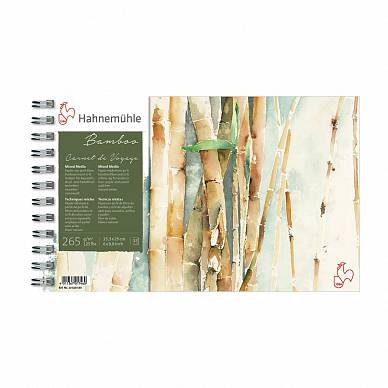 Альбом для смешанных техник Bamboo Hahnemuhle, спираль, подложка, 15,3х25см, 15 листов, 265г/м2