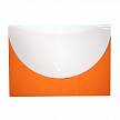 Фотографии продукта Папка-конверт на кнопке DELI Рио А4, оранжевая