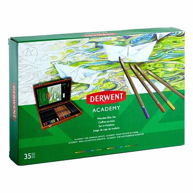 Подарочный набор в деревянной коробке Academy Wooden Gift Box, "Derwent"