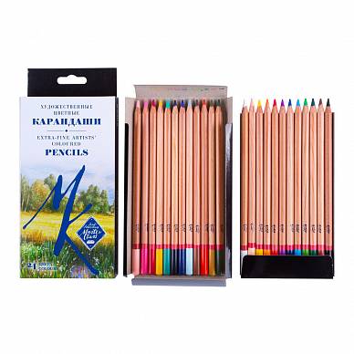 Набор профессиональных цветных карандашей "Мастер Класс" (24 цвета)