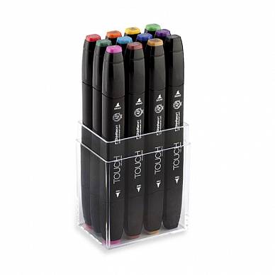 Набор маркеров Touch TWIN 12 цветов (M основные цвета)