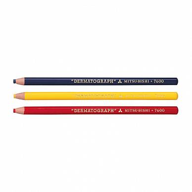 Восковой карандаш "Dermatograph", Uni Mitsubishi Pencil