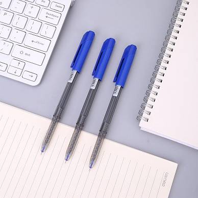 Ручка шариковая DELI Arrow 0,5мм, синяя Q00830