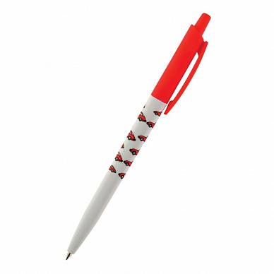 Ручка BrunoVisconti "HappyClick. Красные автомобили" шариковая, 0.5 мм (цвет чернил: синий)