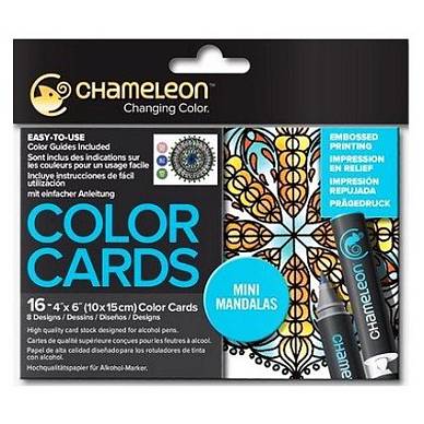 Chameleon - Раскраска-Склейка Mini Mandalas Мини-Мандалы, 16 листов (10х15см) -2del