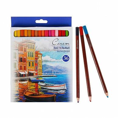 Набор пастельных карандашей "Сонет" 36 цветов