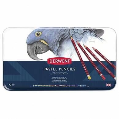 Набор пастельных карандашей Pastel Pencils, "Derwent" (72 цвета в металлической упаковке)