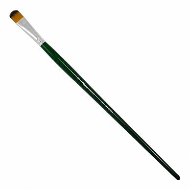 Кисть синтетика  плоскоовальная №10 (12,3 мм) длинная ручка "Pinax CREATIVE"