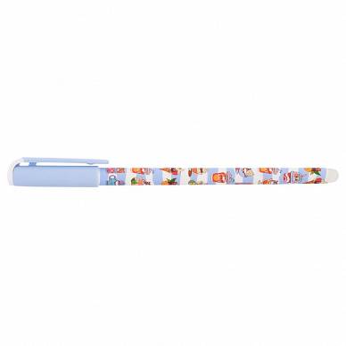 Ручка гелевая Lorex COCTAIL KITTENS Slim Soft, 0,5мм, синий