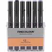 Фотографии продукта Набор маркеров Finecolour Brush Mini Marker, 12 штук (серые цвета)